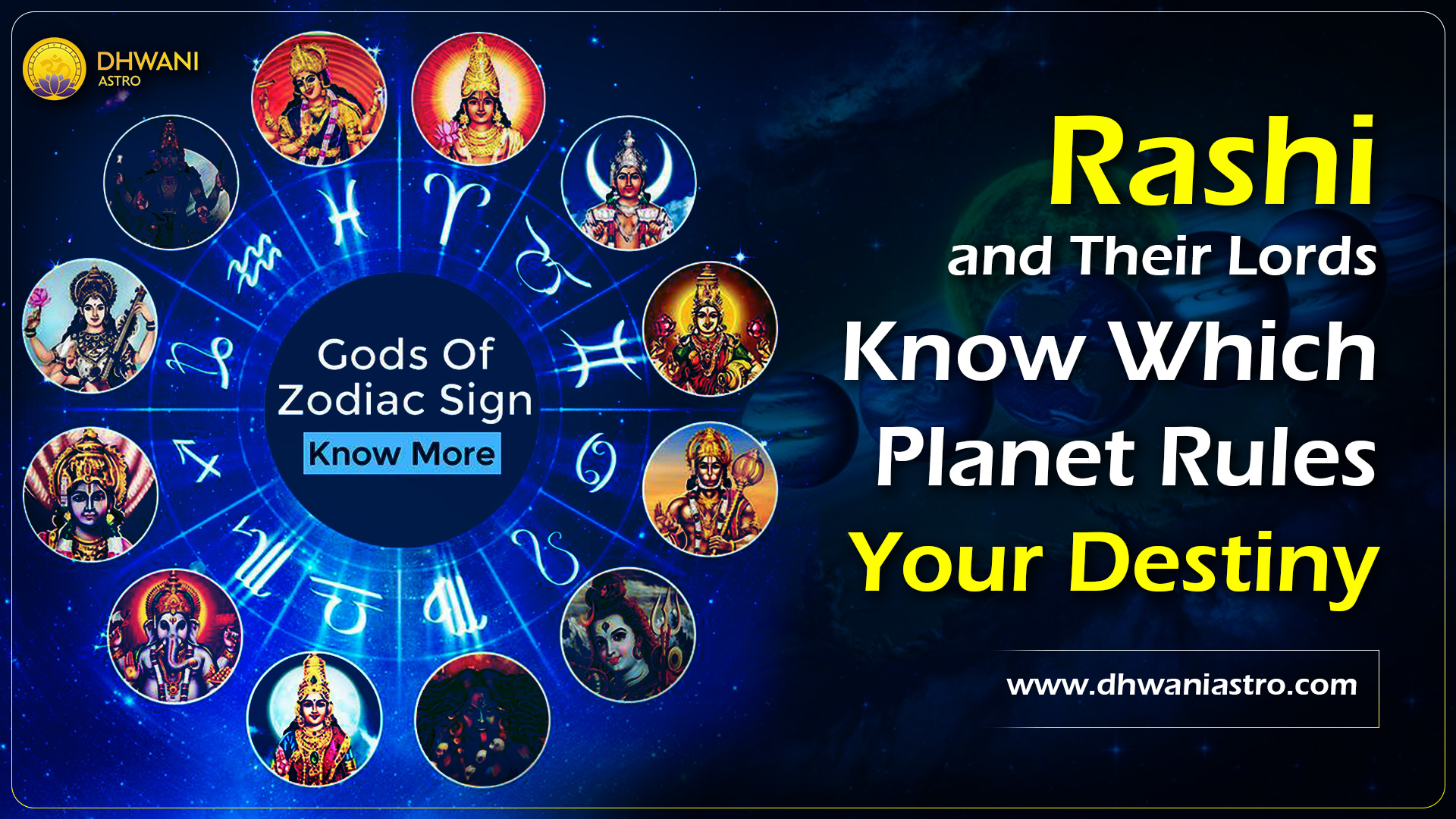Rashi and Their Lords: Know Which Planet Rules Your Destiny