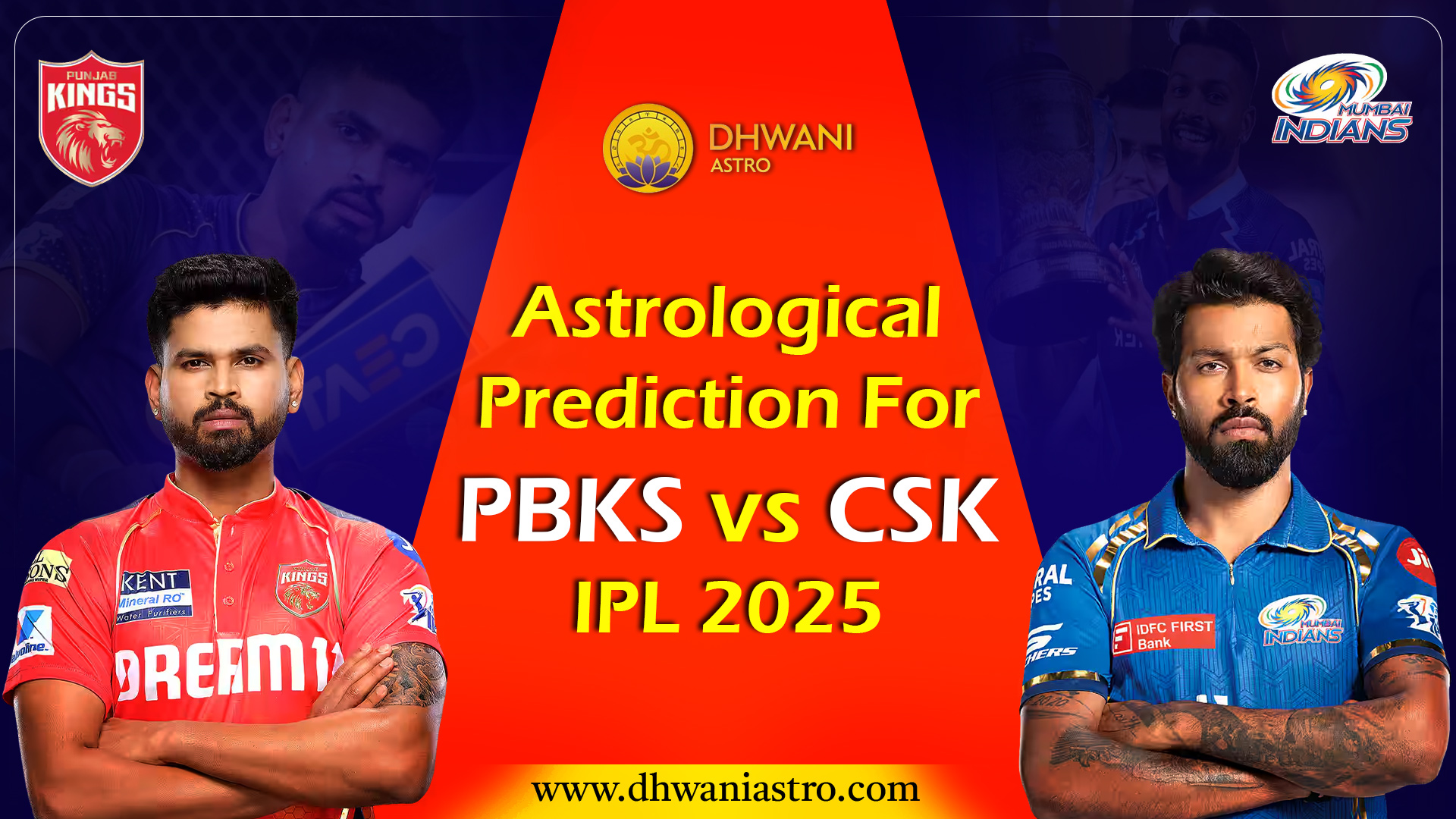 IPL 2025: PBKS vs MI Astrology Match & Winner Prediction