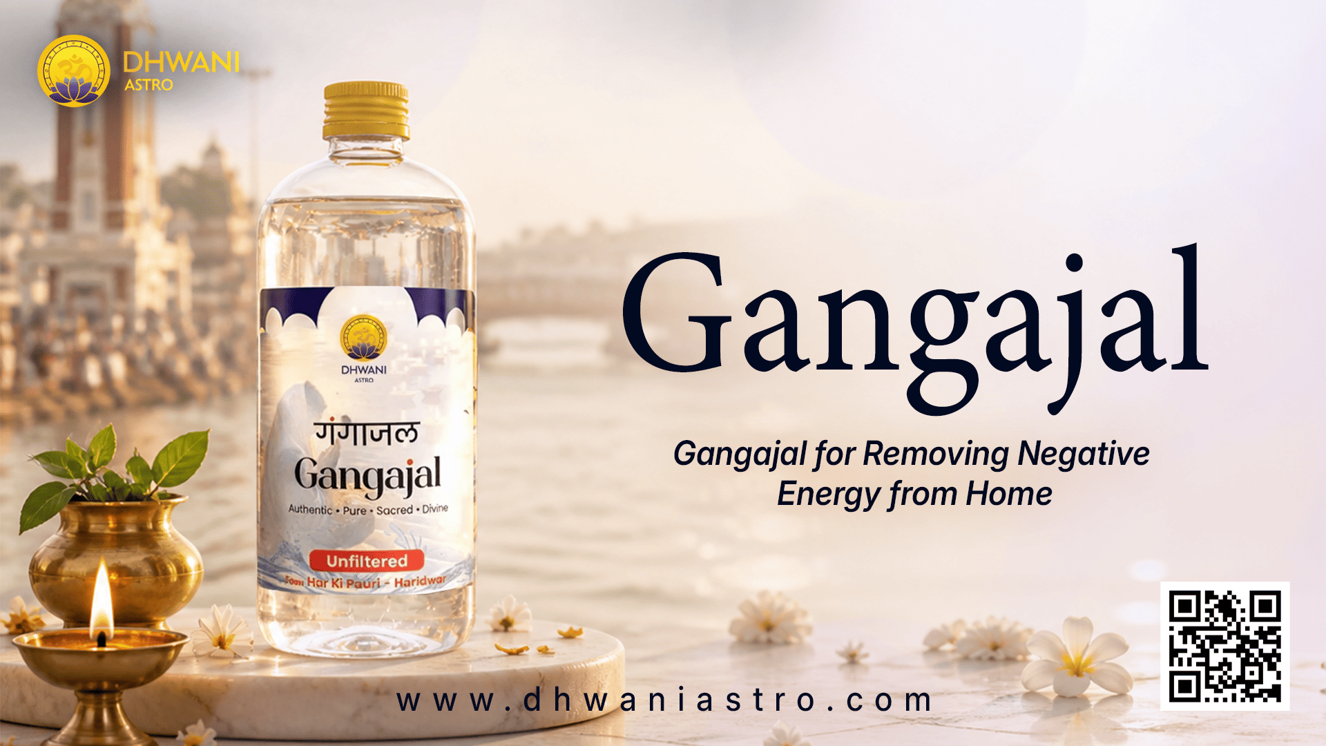 Gangajal for Removing Negative Energy from Home